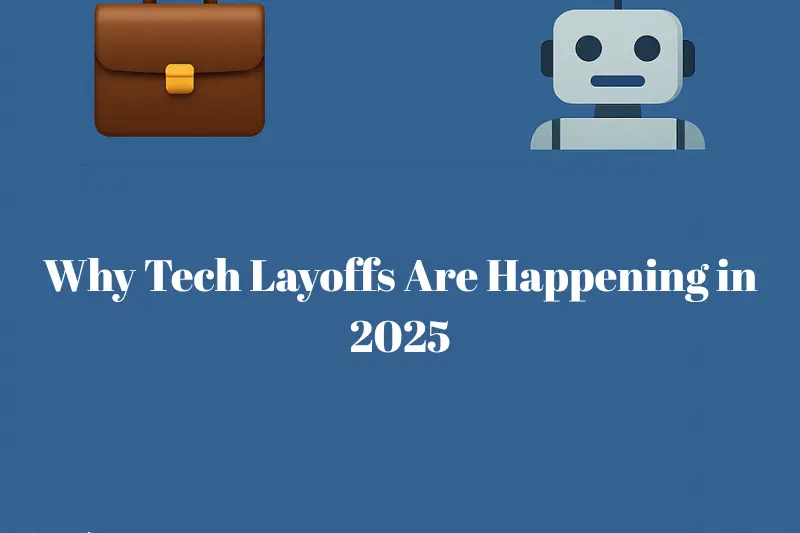 why tech layoffs are happening in 2025