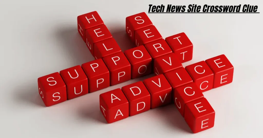 tech news site crossword clue